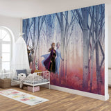 Komar Foto Wallpaper gefruerene Frënn fir ëmmer 368x254 cm blo