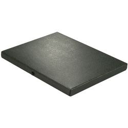 Elba A4 hard cardboard document folder black