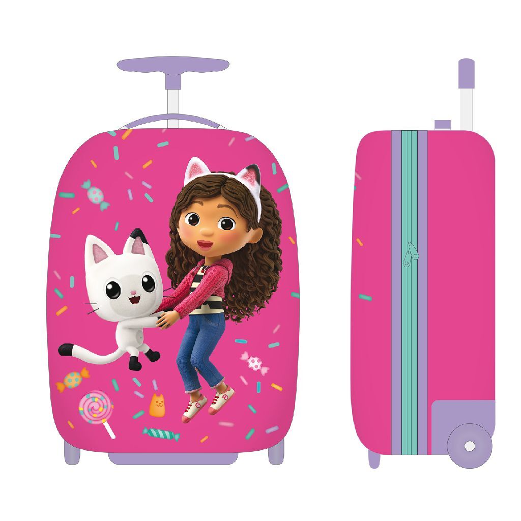 Gabby's dollhouse gabby #039;s dollhouse trolley 23l pink purple
