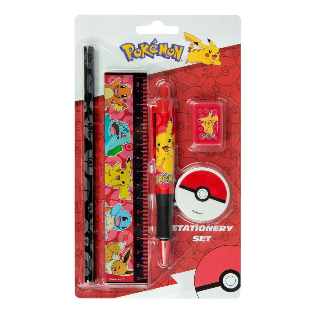 Undercover writing set pokemon - 5 pcs.