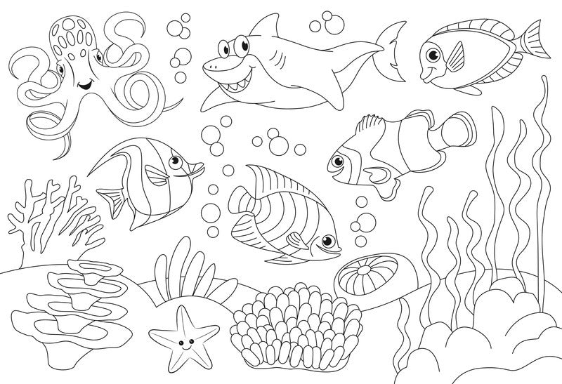 Van der Doelen coloring book self-adhesive, removable and reusable