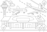 Van der Doelen coloring book self-adhesive, removable and reusable