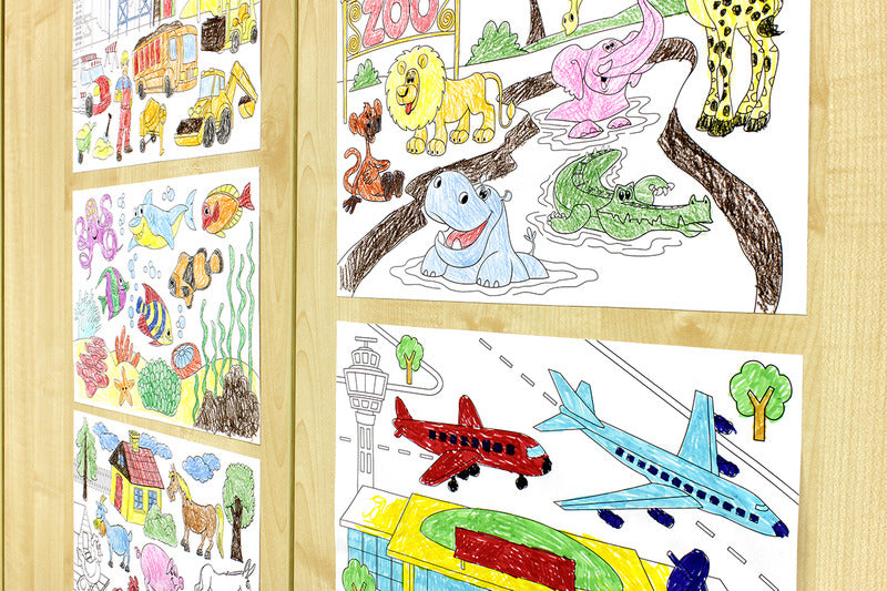 Van der Doelen Colorbook itself adhesive, removable and reusable