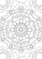 Info-Notizen in-8722-08 Kreatives Malblatt A5 Color Relax für Erwachsene