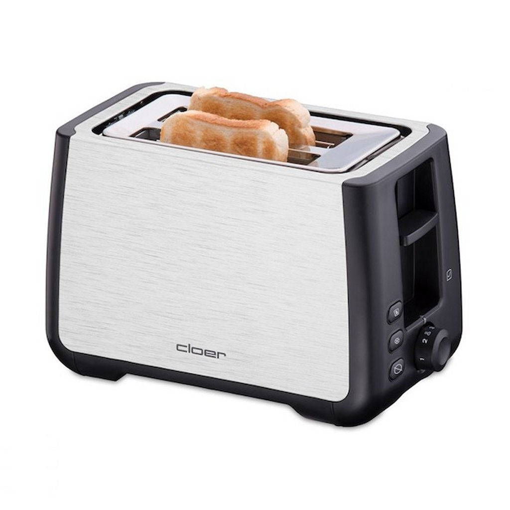 Cloer 3569 Kingsize -Toaster Edelstahl schwarz