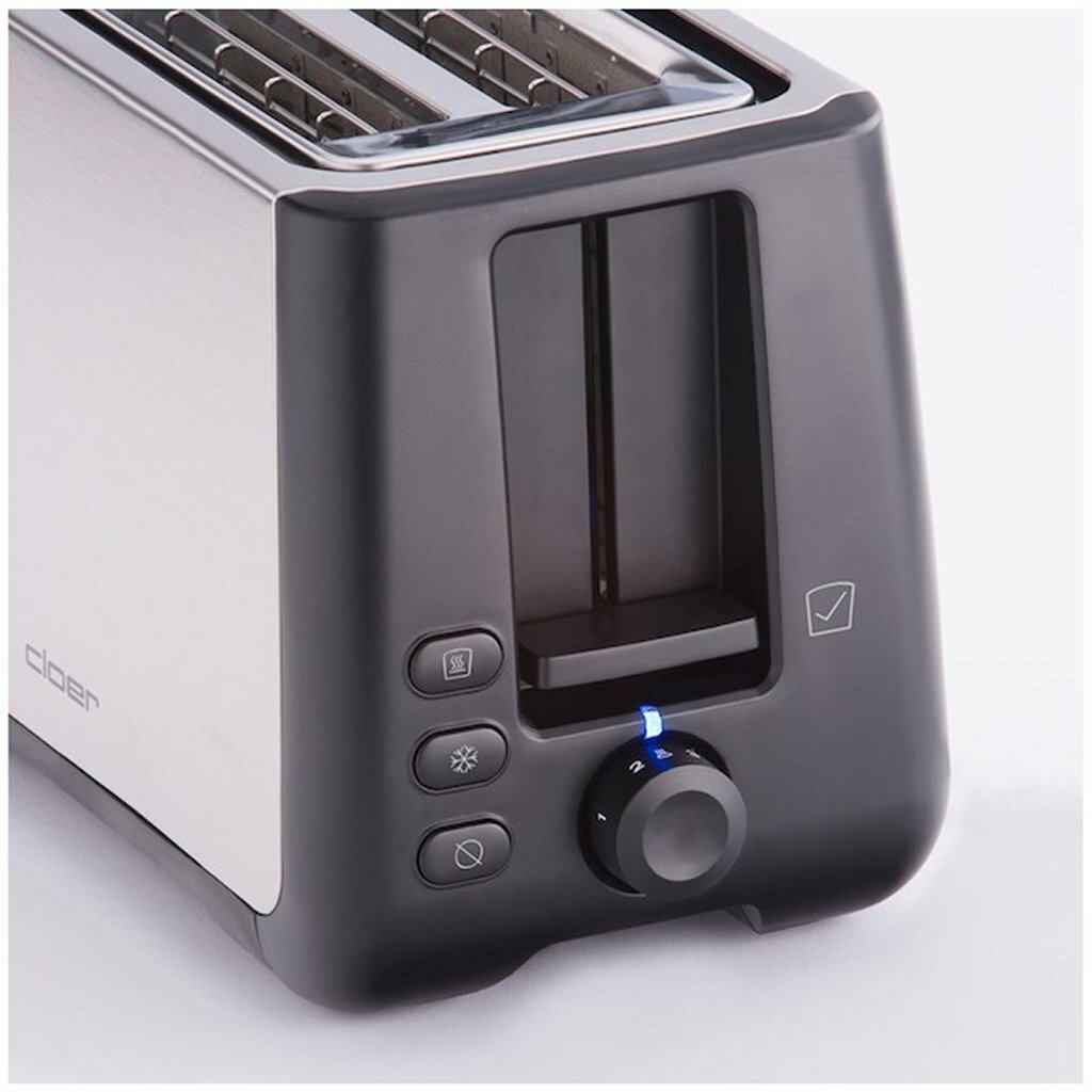 Cloer 3569 Kingsize -Toaster Edelstahl schwarz