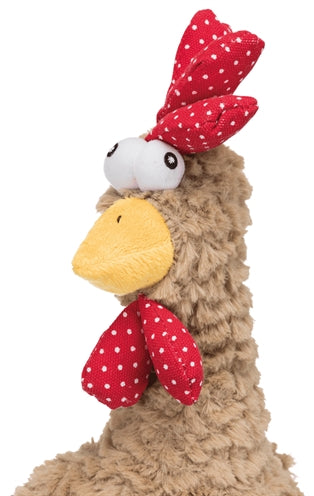 Trixie plush rooster with animal sound