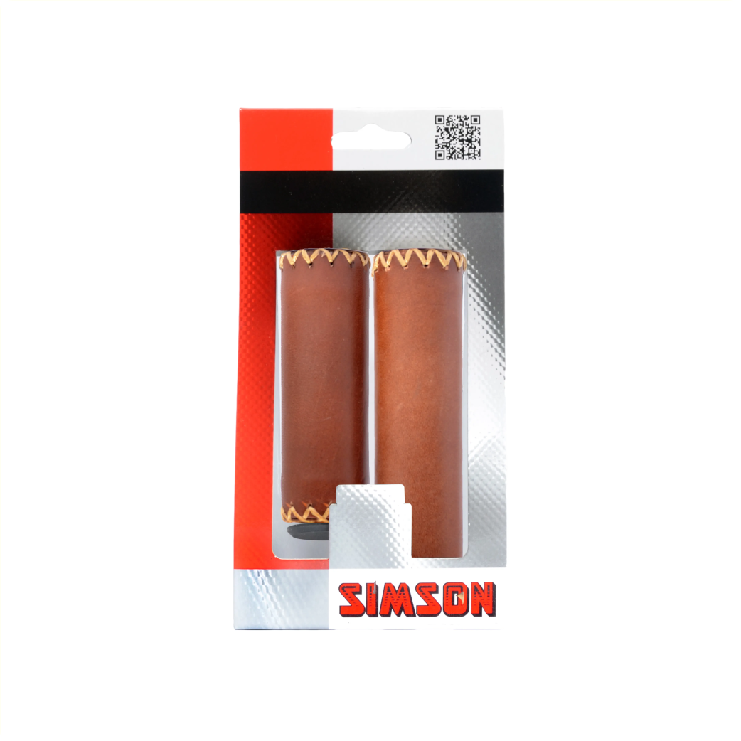 Skórzana Simson obsługuje brązowe krótkie