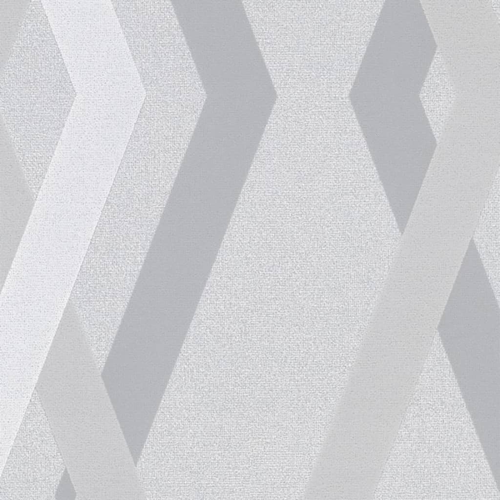 Nordwand Tapete topchische Grafiklinien Diamanten grau