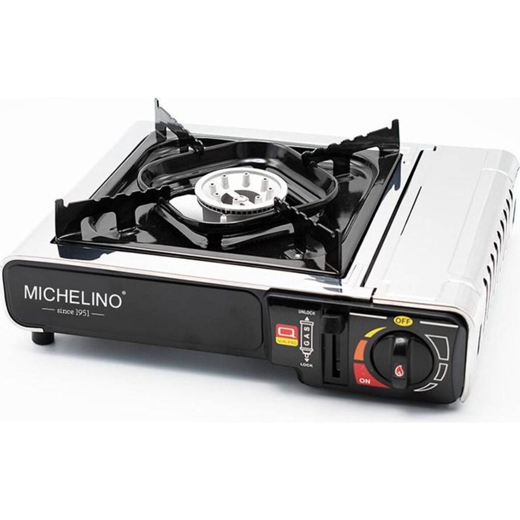 No brand Michelino gas stove with case