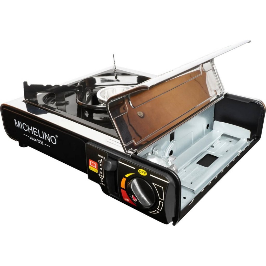 No brand Michelino gas stove with case