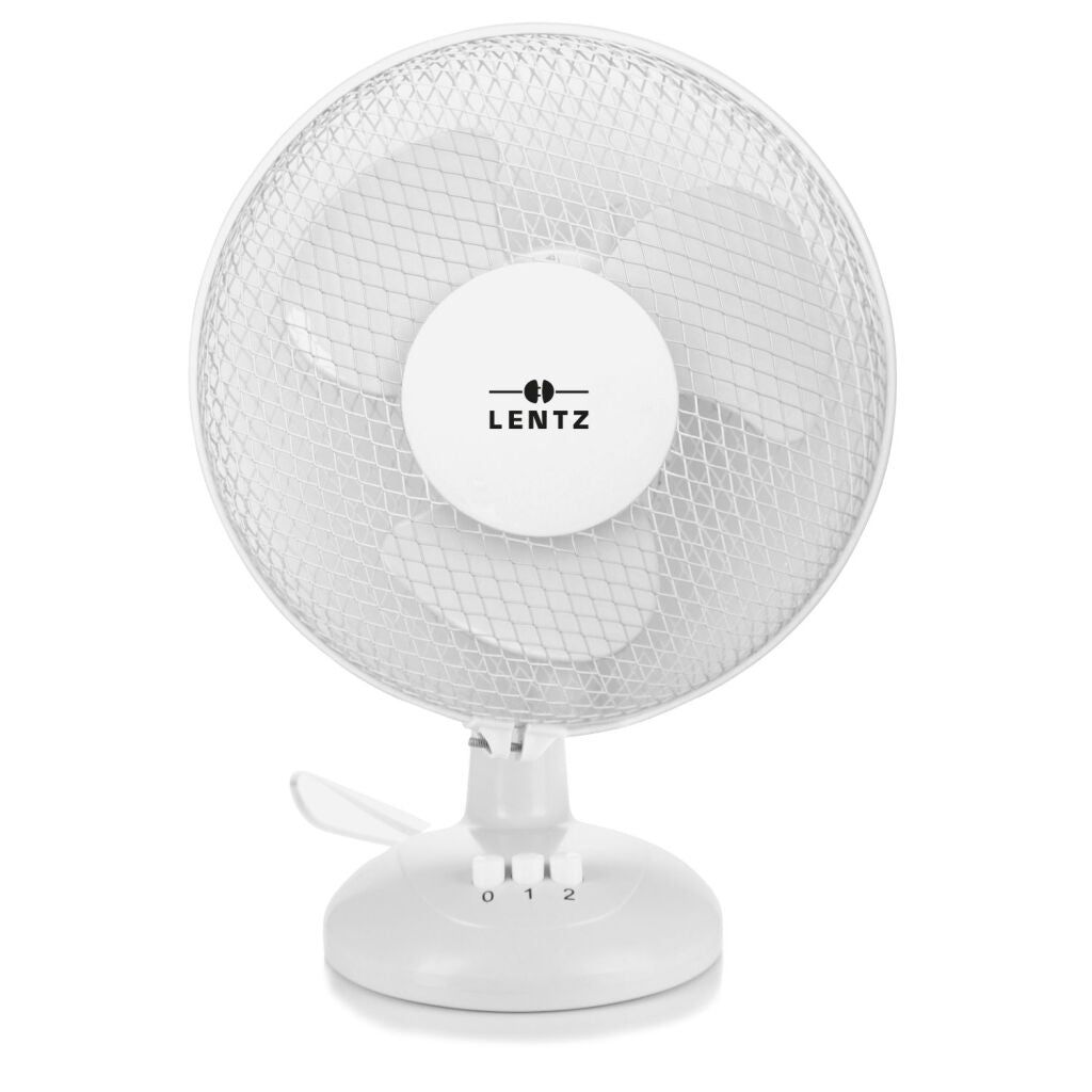 Ventilátor stolního stolu 23 cm bílý