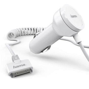 Hama 12 24 V ładowarka samochodowa na iPhone White