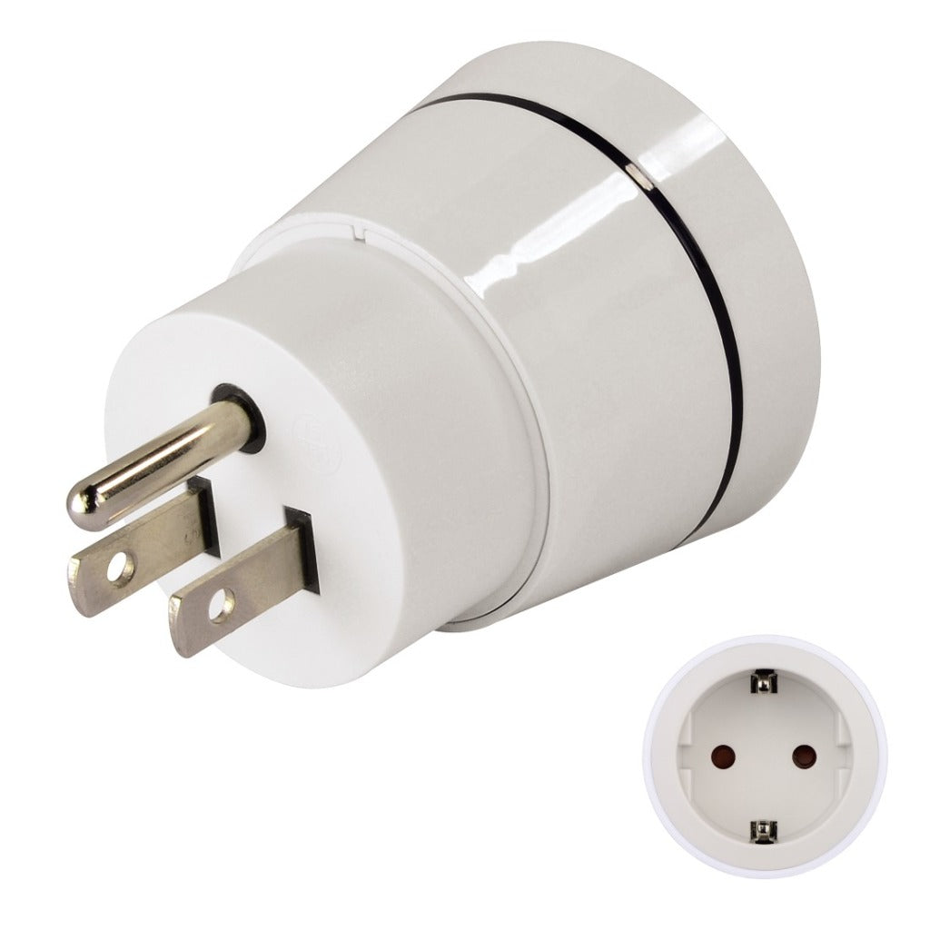 Hama travel plug adapter Europe - USA