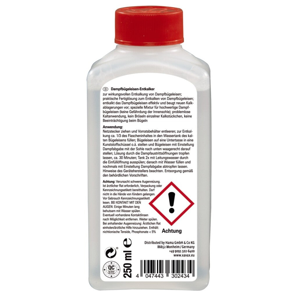 Xavax Descaler für Dampfeisen 250 ml