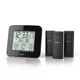 Hama weather station ews trio with three sensors black