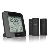Hama weather station ews trio with three sensors black