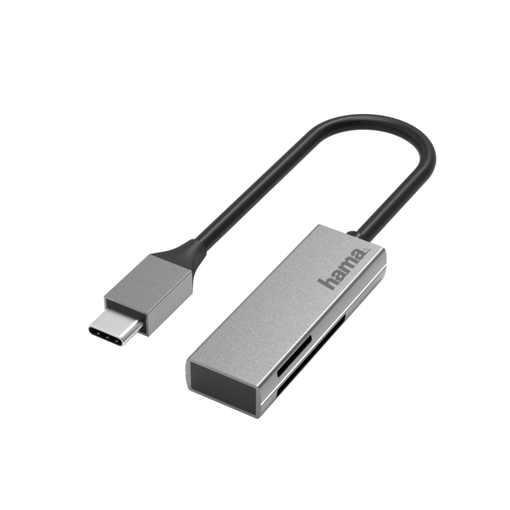 Hama Lector de tarjetas USB USB-C USB 3.0 SD MicroSD Aluminio