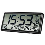 Horloge murale Hama Digital Radio Jumbo Black