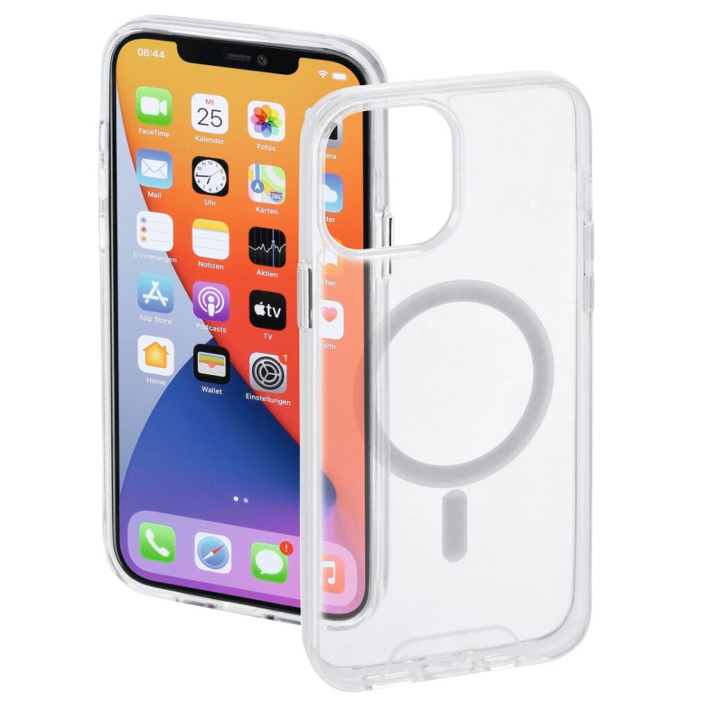 Hama Cover Magage Sécherheet fir Apple iPhone 12 Pro max Transiter