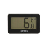 Xavax digital thermometer for fridge freezer and freezer black