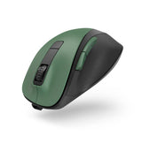 Hama optical wireless mouse 6 buttons mw-500 rechargeable battery ergo. Forest green