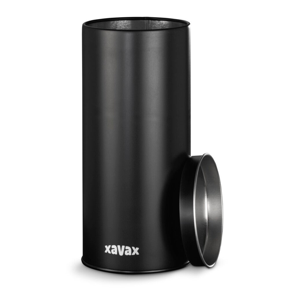 Xavax kaffesti se etter lagring av 20 senseo-pads osv. Metall svart