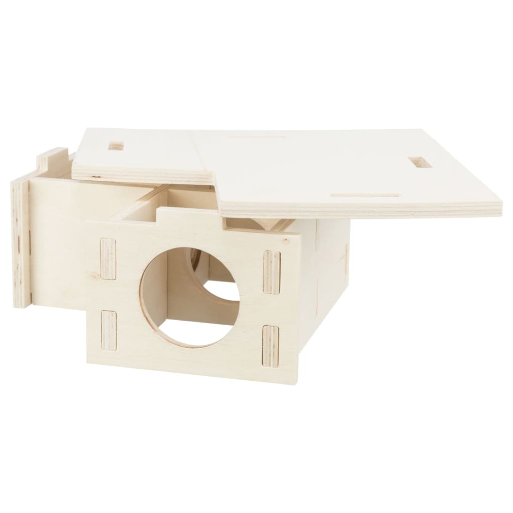 Trixie rodent house 3 rooms 30x12x30 cm wood