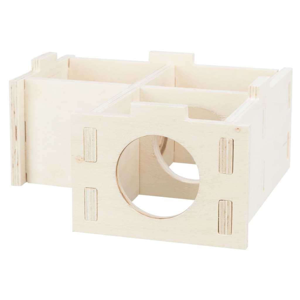 Trixie rodent house 3 rooms 30x12x30 cm wood