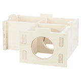 Trixie rodent house 3 rooms 30x12x30 cm wood