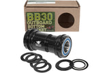 Räder Herstellung von Rädern MFG Bottom Bracket BB30 Shimano 24mm ABEC 3 Schwarz