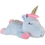 Unicorn cuddle projector blue