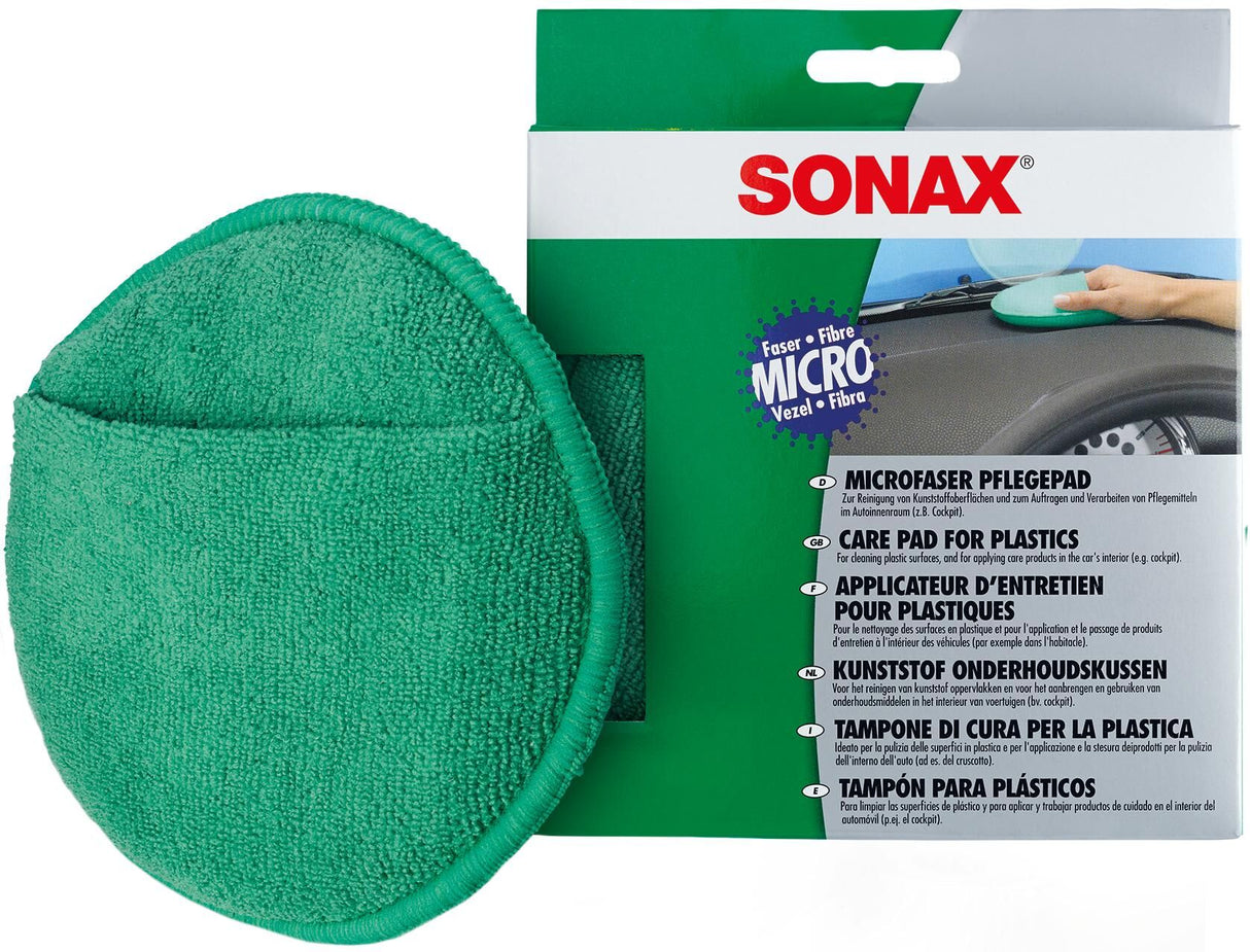 Sonax čistilna goba microfaserpflegepad plastic care pad 417200