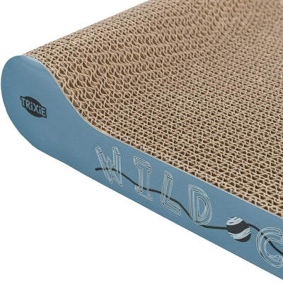 Trixie crab cardboard catnip blue