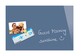 Sigel si-b1207 glass magnetic board be!board powdered blue 600x400x9mm incl. 2 magnets