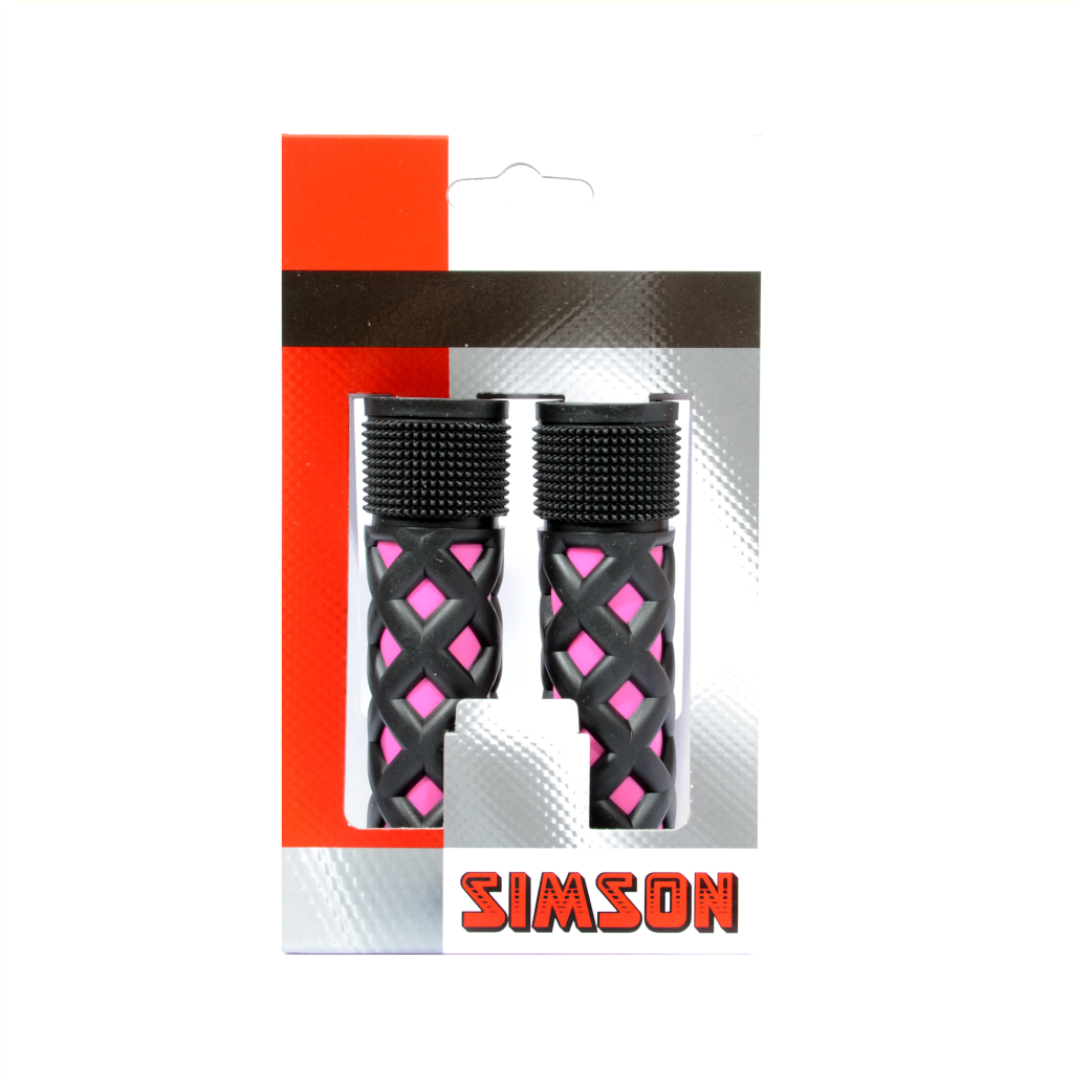 Simson Children's Handles - Universal - Pink Black - Adjustable - Grip