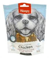 Wanpy Oven-Roasted Chicken Jerky Calcium Bone Twists