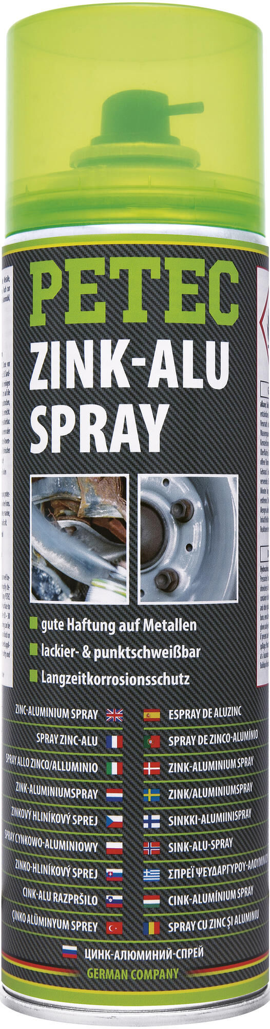 Petec zinc spray zinc-aluminum spray 500 m
