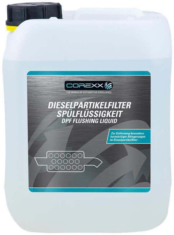Corexx additief "spoelvloeistoffen voor dpf". dpf coolant 5l corexx