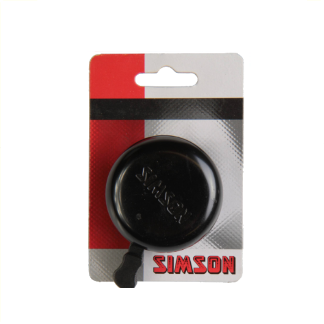 Kolesarski zvonec tradicionalno 55 mm črn