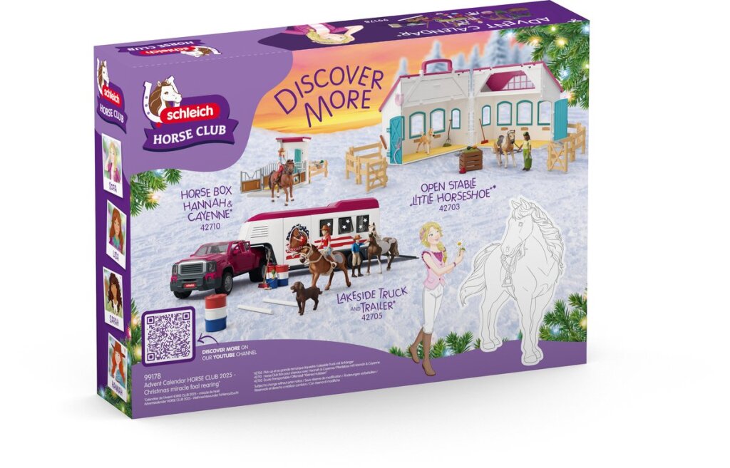 Schleich 99178 adventi naptár lovasklub 2025