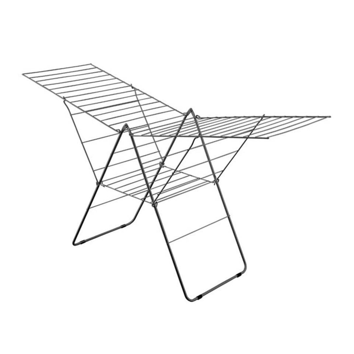 Metaltex Amsterdam drying rack 32 m drying line 208x64x104 cm black