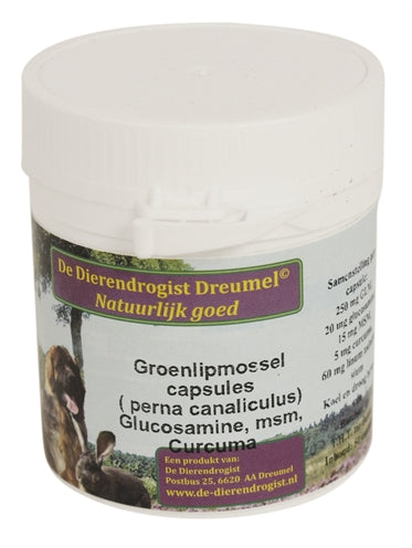 Animal Drogiste Green -lip Moss avec de la glucosamine MSM Curcuma