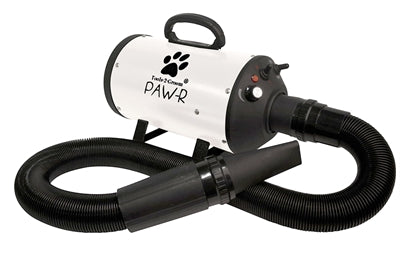 Herramientas-2 Groom Paw-R Waterblozer completamente ajustable blanco
