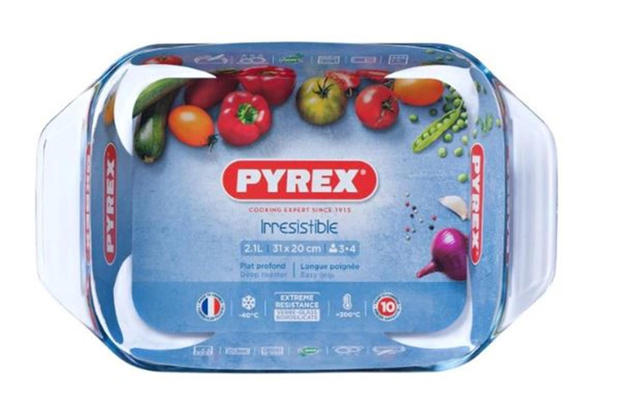 Pyrex irresistibile tesura rettangolo 2,2 litri 31x20 cm