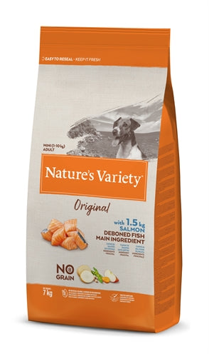 Nature Variety Original Erwachsener Mini -Lachs ohne Getreide