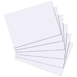 Index cards Herlitz A4 white