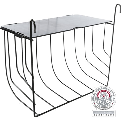 Trixie hay rack hanging with lid