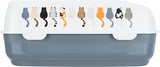 Trixie Cat Litter Box Delio Grey White