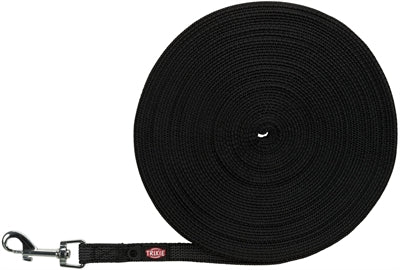 Trixie dog leash towel with rubber covered black